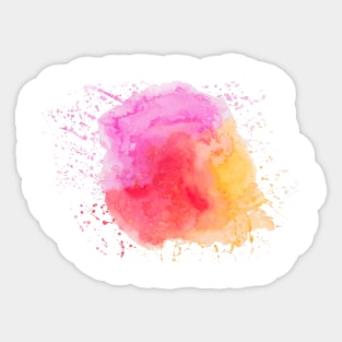 Watercolor painting Posters and Art Sticker